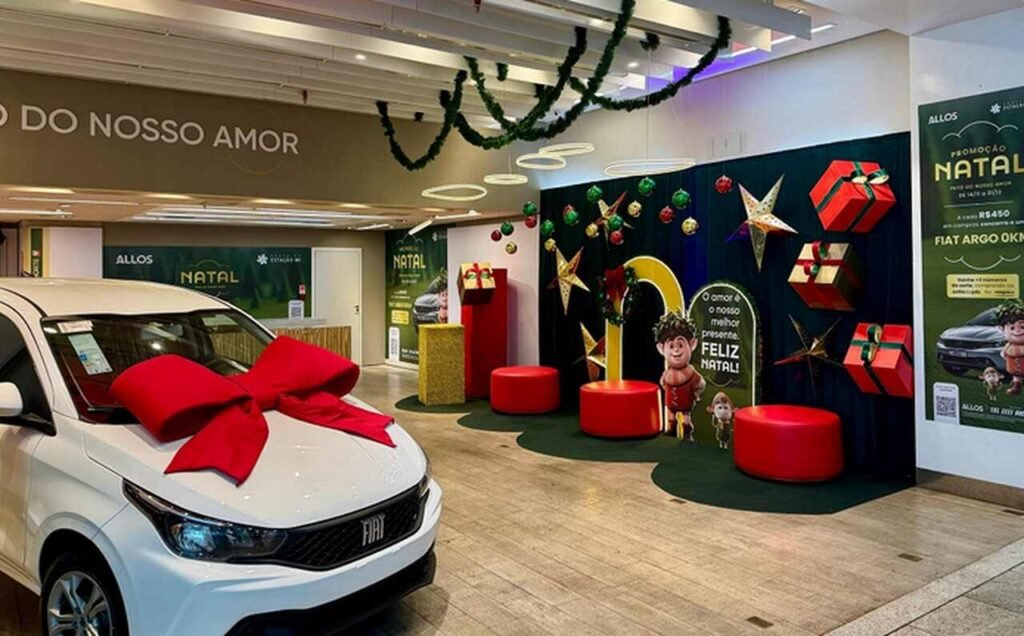 Campanha de Natla do Shopping Estação BH vai sortear carro zero