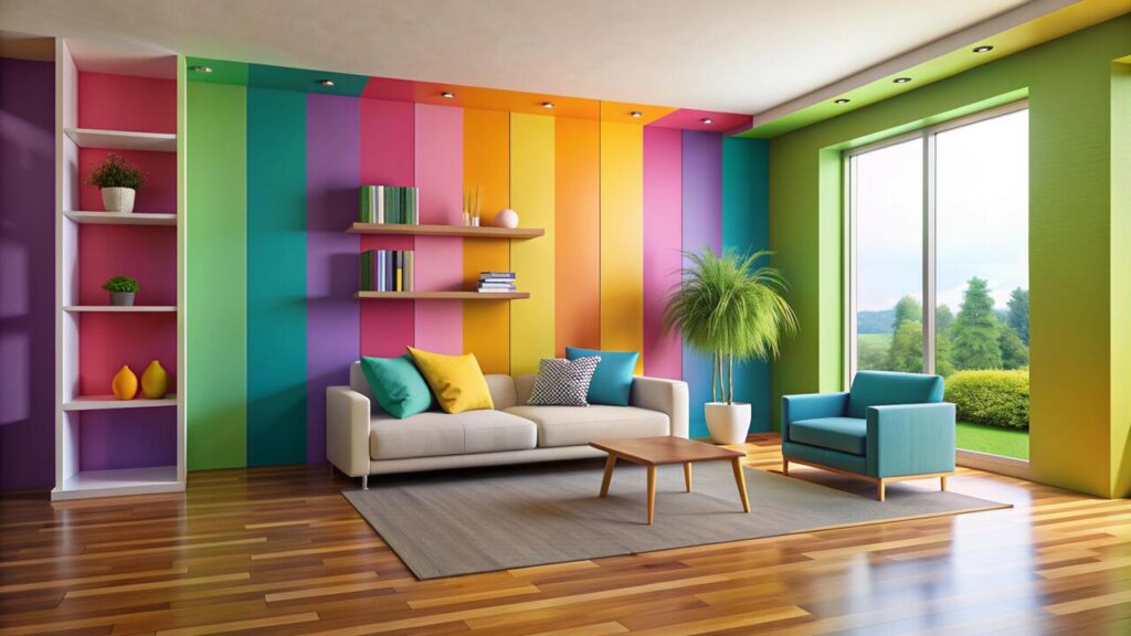 empty-room-with-furniture-colorful-interior-room-with-empty-wall-3d-rendering-nobod_Easy-Resize.com_-1024x576 Cinco aspectos que devemos evitar na hora de decorar a casa