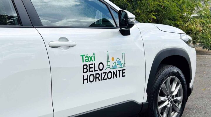 Táxis de BH ganham nova marca com ícones importantes da cidade