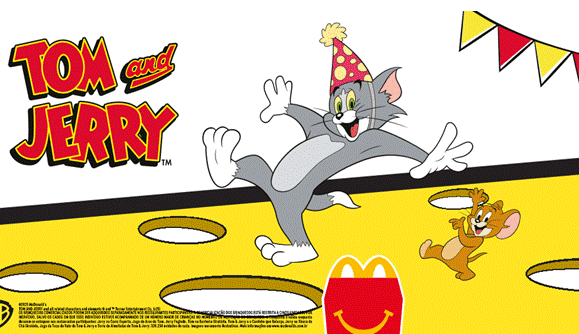 McLanche Feliz celebra 85 anos de Tom & Jerry 