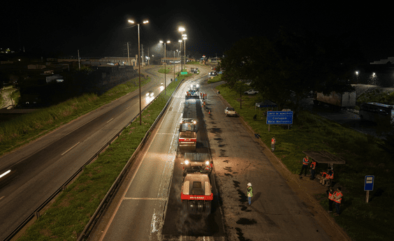 Agenda semanal de obras na BR-040, entre Belo Horizonte e Cristalina 