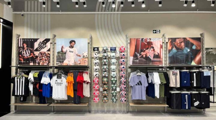 Shopping Del Rey recebe primeira loja da Adidas com novo conceito visual em Minas Gerais