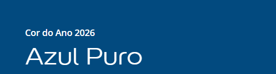 1 Azul Puro: o tom que convida à calma e à presença em 2026