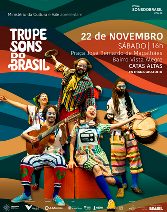 Captura-de-tela-2025-11-18-080516 Trupe Sons do Brasil retorna a Catas Altas com espetáculo gratuito na Praça José Bernardo de Magalhães