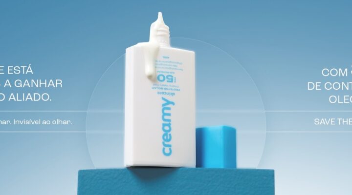 Creamy Skincare lança novo protetor solar ultra leve com controle de oleosidade por 36h