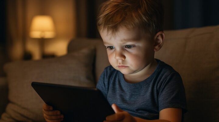 Excesso de telas nas férias amplia riscos para sono e comportamento infantil