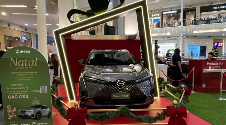 Shopping Del Rey vai sortear um GAC GS4 híbrido 0 KM neste Natal