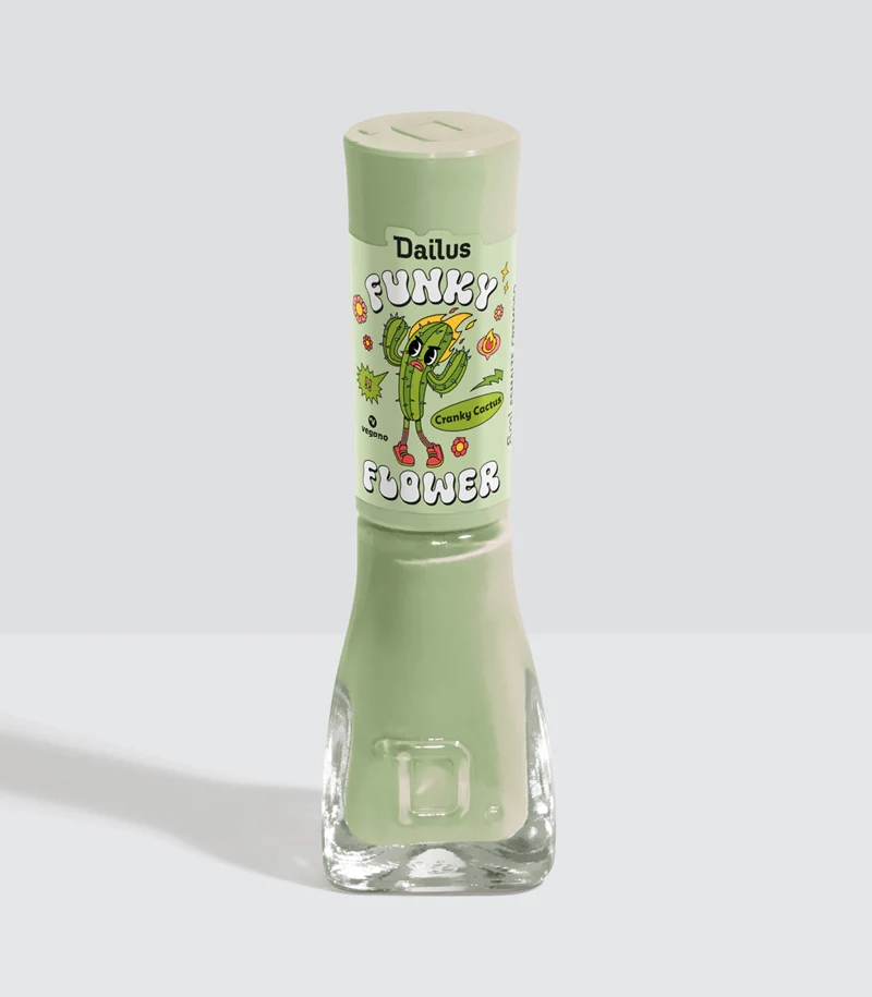 Dailus-Esmalte-Funky-Flower-Cranky-Cactus Esmaltes são protagonistas nas produções de beleza em dias de futebol