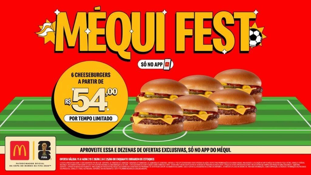 Match Perfeito: Méqui Fest traz ofertas exclusivas para o período dos jogos na Copa do Mundo FIFA