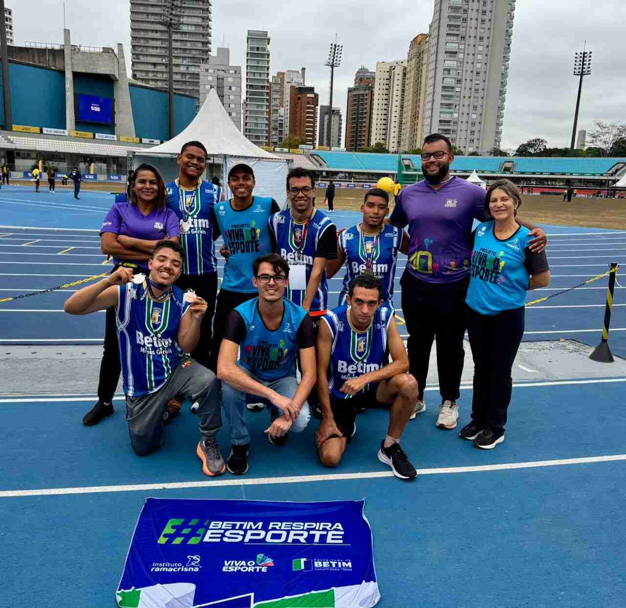 Atletas de Betim conquistam cinco medalhas no Campeonato Brasileiro Jovem de Atletismo Paralímpico