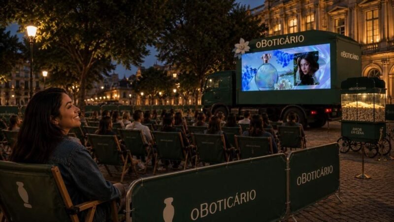 O Boticário leva cinema para as praças mineiras e celebra os encontros com o projeto “Deixe o Amor Entrar em Cena”
